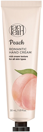 Lamelin~Питательный крем для рук c персиком~Romantic Hand Cream Peach